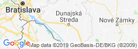 Dunajska Streda map